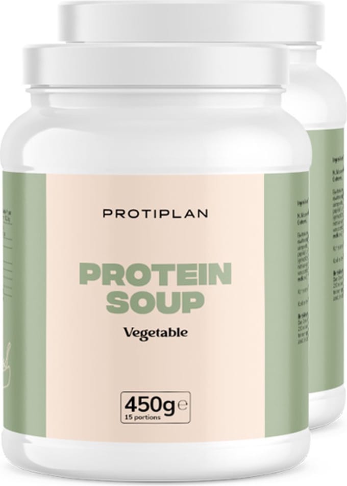 Protiplan - Protein Soup Vegetable - 2 stuks - 2 x 450 g - Eiwitrijk - Gezond afvallen