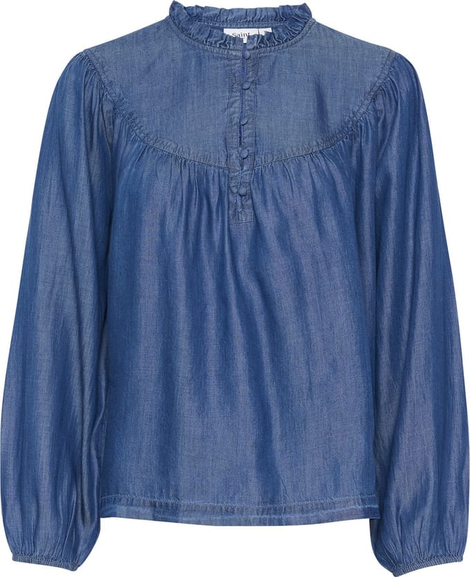 Saint Tropez ChambraSZ Blouse Dames Blouse - Maat M