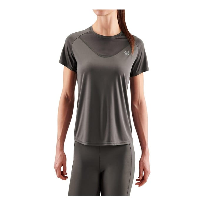Skins Dames/Dames Skins T-Shirt (Houtskool)