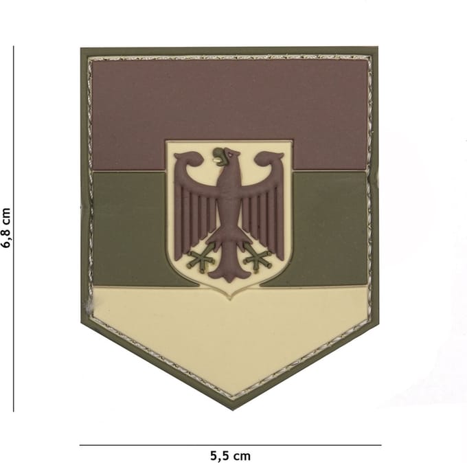 101 Inc Embleem 3D Pvc Duits Schild Multi  20038