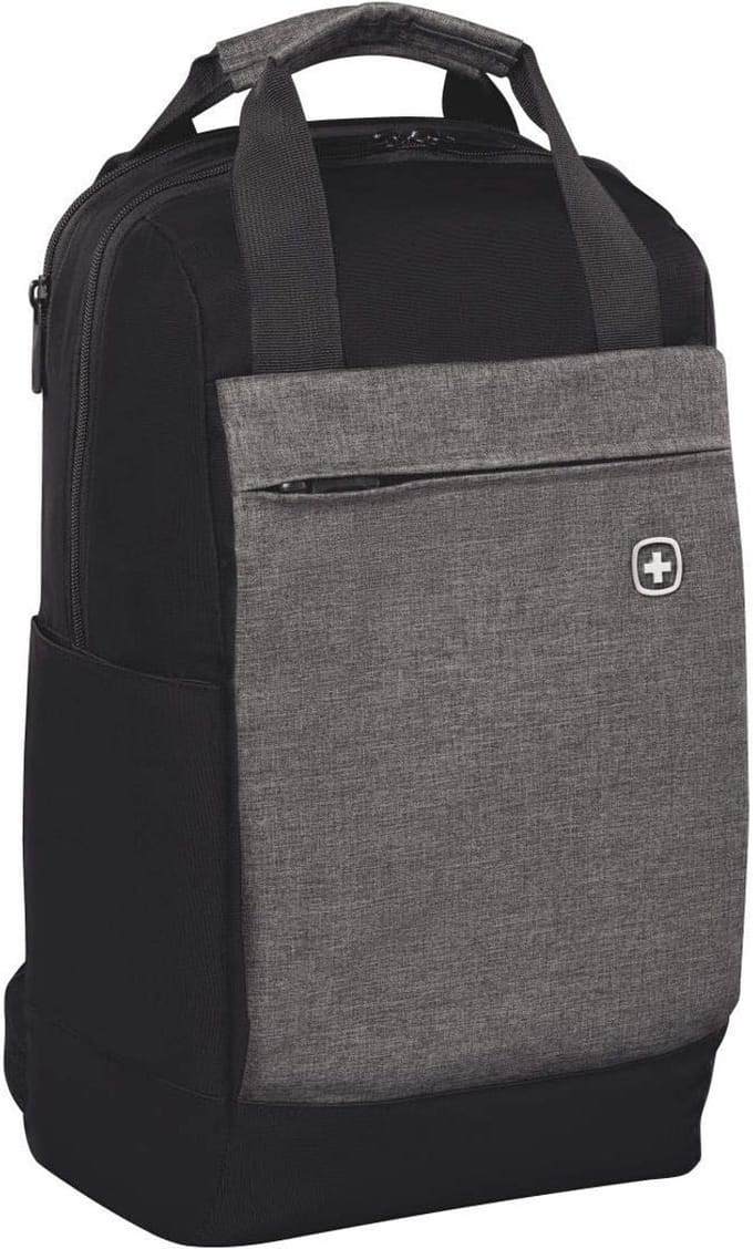 Stevige 16 inch Laptoptas met Tabletvak - Zwart/Grijs