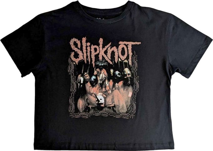 Slipknot - Band Frame Crop top - XL - Zwart