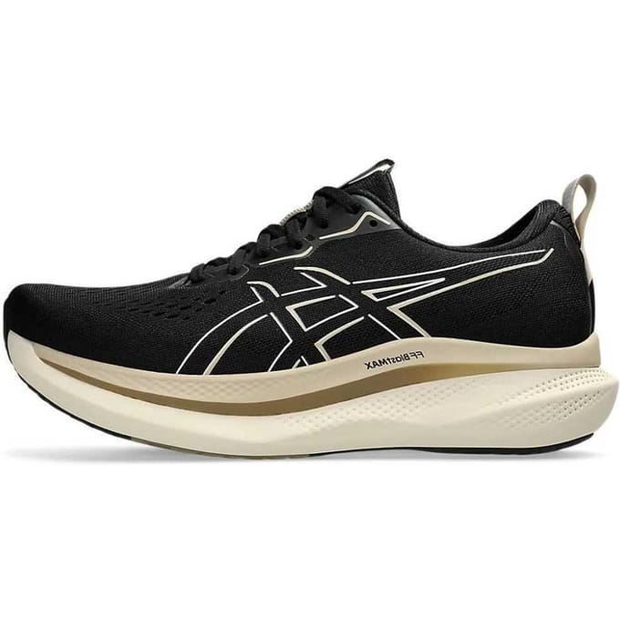 ASICS GlideRide Max Zwart Havermout Heren Sneakers 1011B891-001 42 black