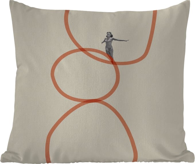 Tuinkussen - Liefde - Vintage - Koppel - Design - 40x40 cm - Weerbestendig