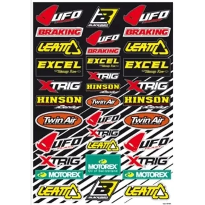 Kit decoratie motor sticker set Blackbird Racing 2014