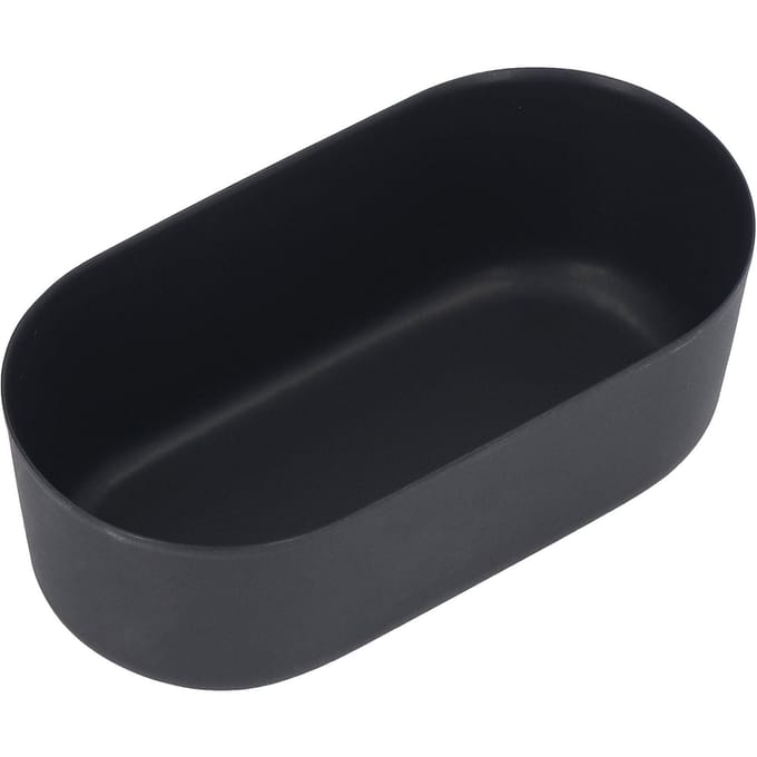 Ovale Cakevorm Voedselkwaliteit Aluminiumlegering Herbruikbare Bakvorm voor het Maken van Cakes Cheesecakes Schuim L black