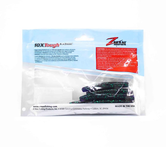 Zman Zacht Kunstaas Finesse TRD 2,75 Inch 8/Pack June Bug (5452) white