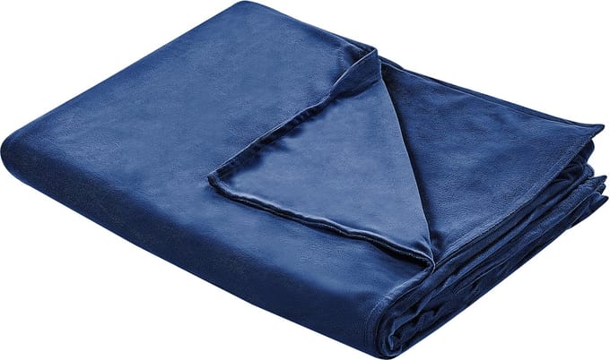 RHEA - Verzwaringsdeken hoes - Marineblauw - 135 x 200 cm - Polyester