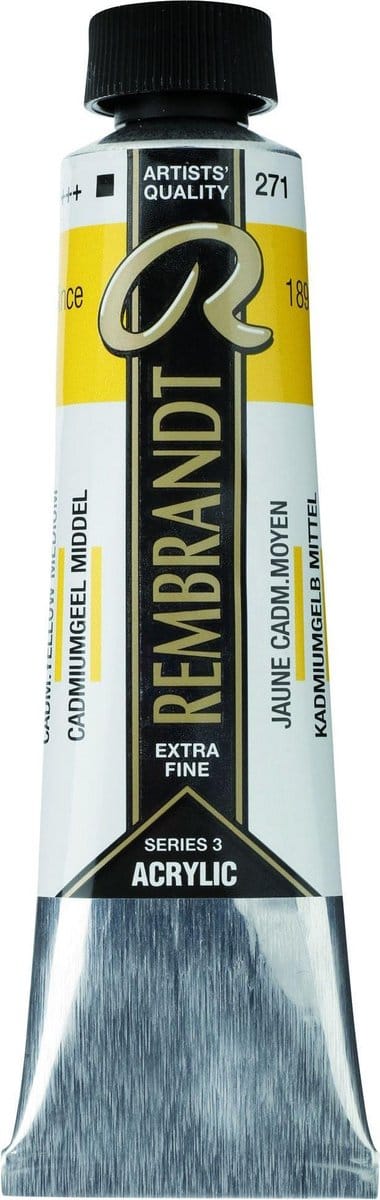 Rembrandt Acryl Verf Serie 3 Cadmium Yellow Medium (271)