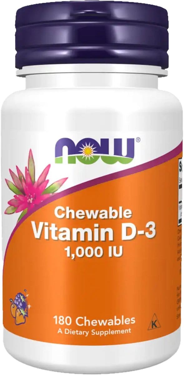 Vitamine D-3 1000IU Chewable - 180 chewables