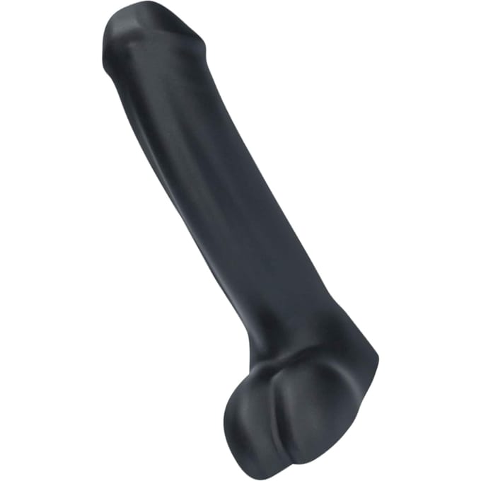 Ylva & Dite - Icarus - Dildo met Ballen - Metallic Zwart / Grijs