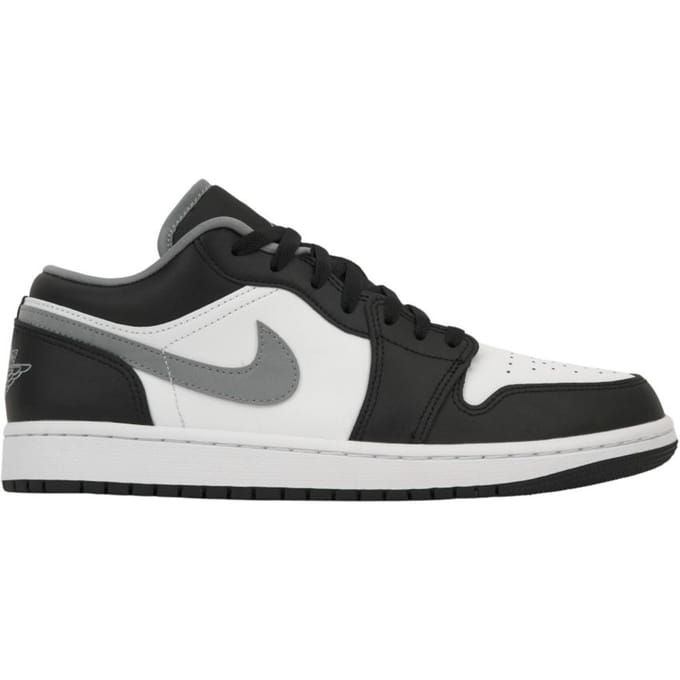 Air Jordan 1 Low Zwart Medium Grijs Unisex Sneakers Wit 553558-040 43 gray