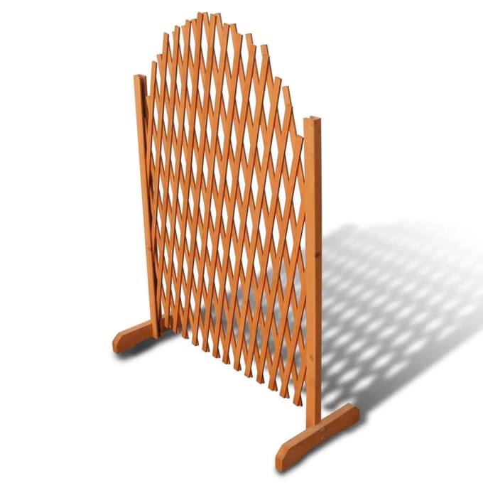 vidaXL - Tuinlatwerk - 180x100 - cm - massief - hout