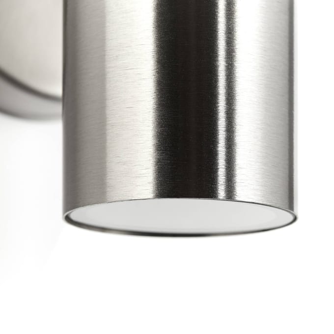 Brilliant Buitenwandlamp Jandy down, vast, roestvrij staal, metaal