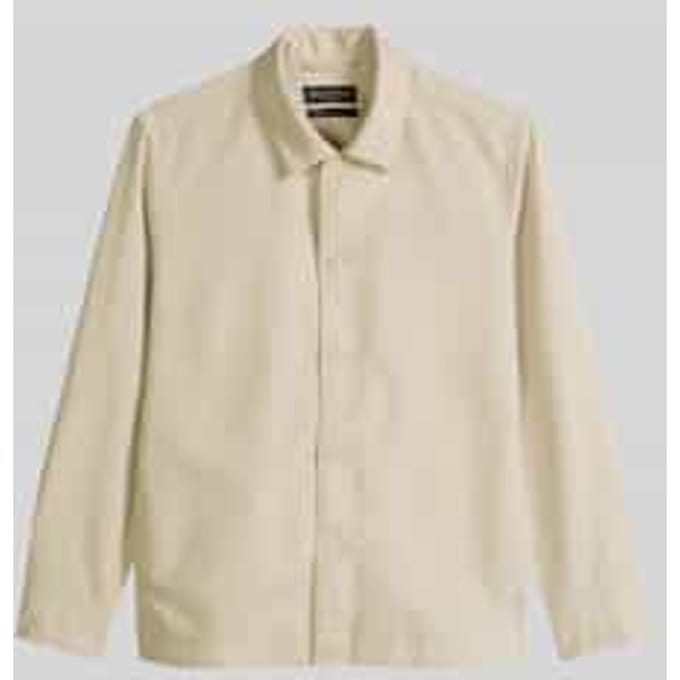 regular fit overshirt met zijwaartse steekzakken