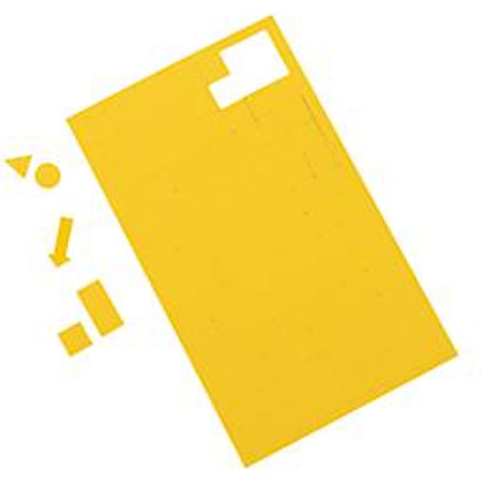 MAUL magneetsymbolen pijl, 30 stuks, geel