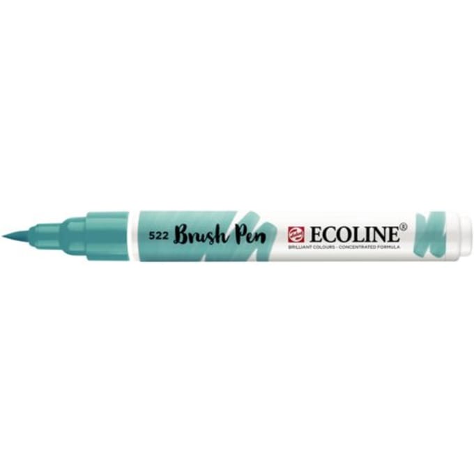 Ecoline - Brushpen - Turkoois blauw - 522Talens