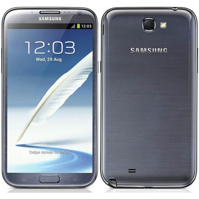 Gereviseerd Samsung Origineel Samsung Galaxy Note II N7100 4G 8MP 2GB RAM 16GB ROM Mobiele Telefoon Met 1 SIM simple set zwart
