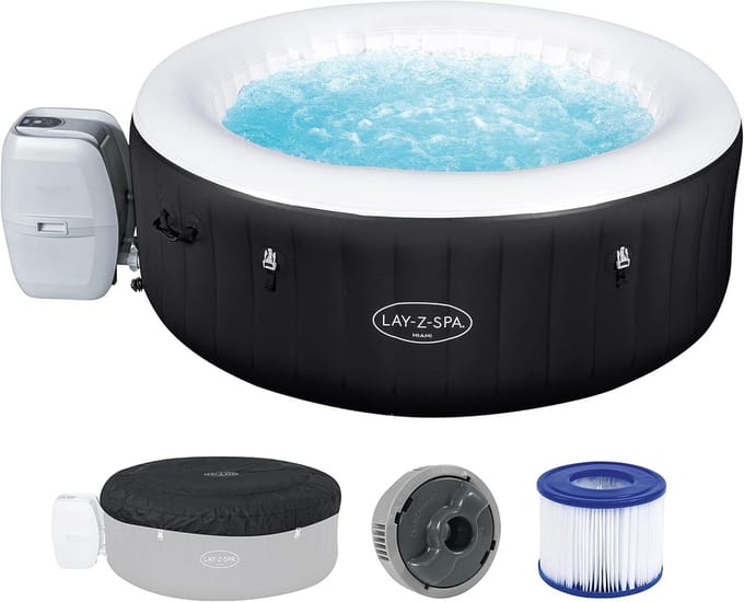 Luxe Opblaasbare Jacuzzi Spa Miami – 180x66 cm – Industrohome