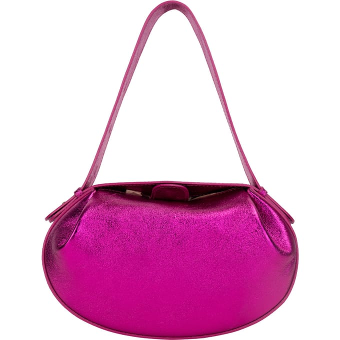Faina Handtas Dames Laminaat fuchsia