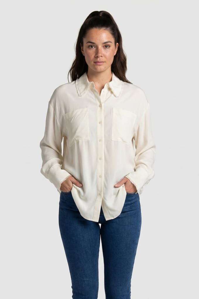 & Other Stories Harlow Shirt White Größe: L | Business hemden Outlet | Damen | Weiß