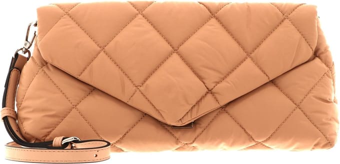 SEIDENFELT MANUFAKTUR Schoudertas Avondtas Vemp Clutch Cookie Dough Beige