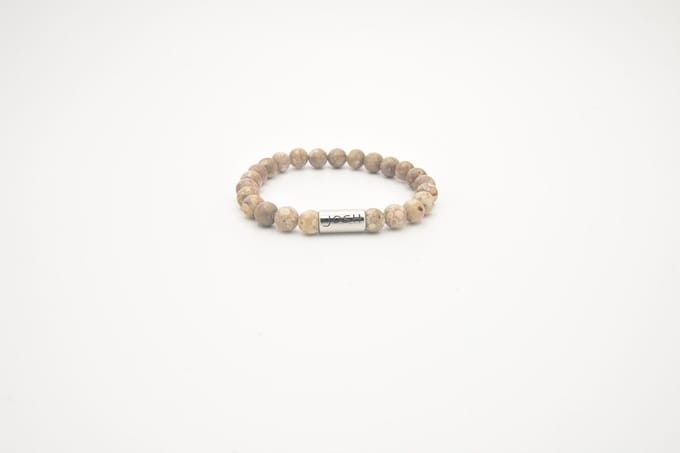 Josh-9313-Armband-Taupe-Heren