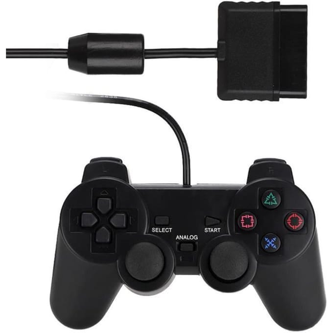 Manette de jeu - TBEST - PS2 - Filaire - Vibration - Ergonomique et résistant à l'usure