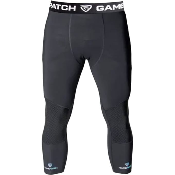 Gamepatch 3/4 Abrasiresistant Tights Strak Zwart