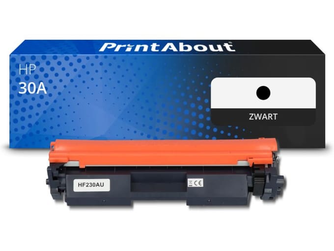 PrintAbout huismerk Toner 30A (CF230A) Zwart Geschikt voor HP