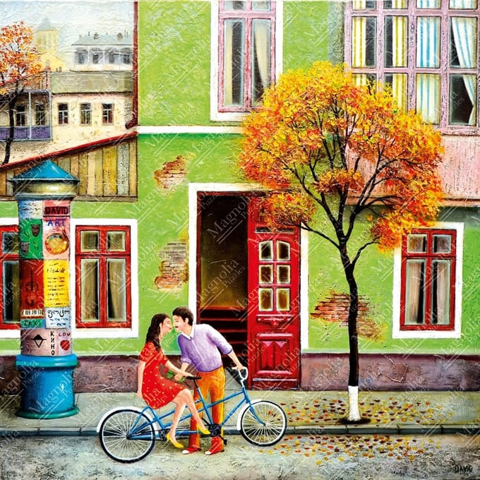 Magnolia puzzel Autumn Kiss - legpuzzel 1023 stukjes multicolor.