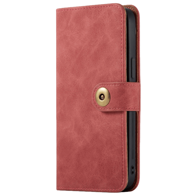 Mocaa iPhone 12 (Pro) Vintage 2-in-1 Wallet Hoesje Rood