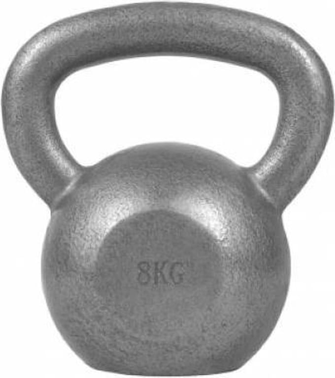 Gorilla Sports Kettlebell - Gewicht - Kettle Bell - Gietijzer - 8 kg