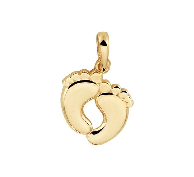 Geelgouden Hanger voetjes 4023365