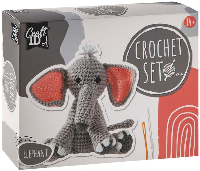 Creative Craft Group haakpakket olifant - creatief speelgoed haken.