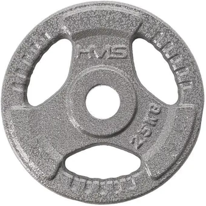 HMS Hammertone Serie - Halterschijven - 2.5 kg - Drie Handgrepen - Hammertone Afwerking