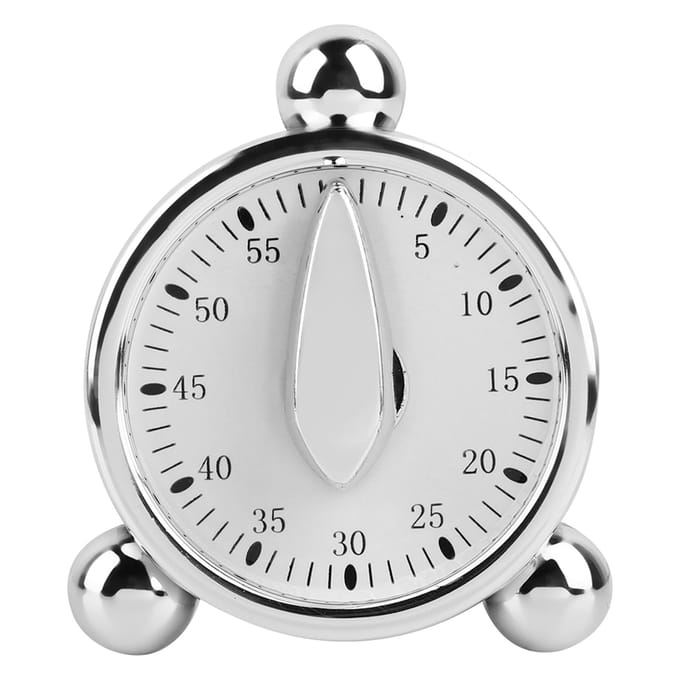 60 minuten Keuken Mechanische Timer Kookherinneringen Wekker wit