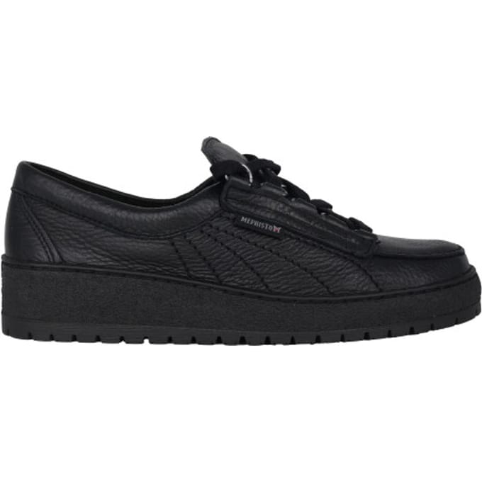 Mephisto Lady - dames veterschoen - Zwart - maat 35 (EU) 2.5 (UK)