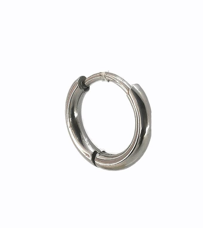 Oorringen 8mm Chirurgisch staal 316L.