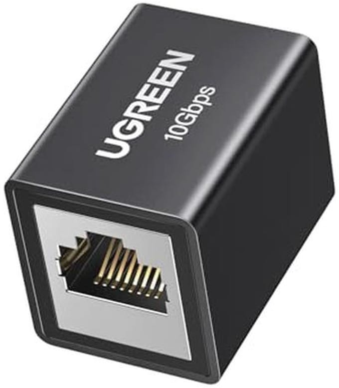 Lan Kabel Koppeling RJ45 10 Gigabit Ethernet Netwerk Koppeling Cat7/Cat6/Cat5e/Cat5 Zwart