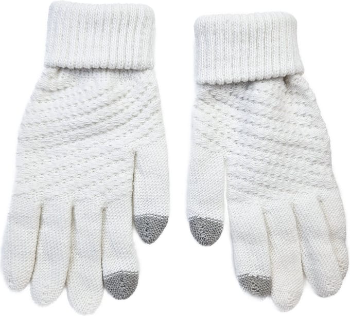 BamBella® Handschoenen winter dames warmte wit