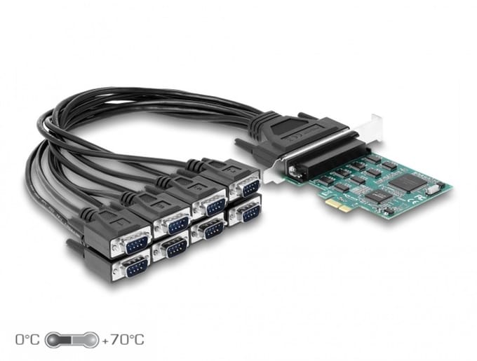 Delock PCI Express Card to 8 x Serial RS-232
