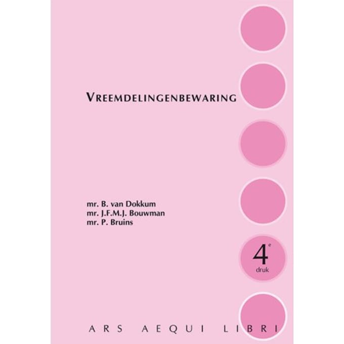 Vreemdelingenbewaring - Ars Aequi Handboeken - Bram van Dokkum