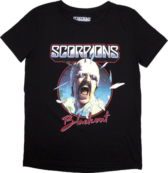 Scorpions - Blackout Tour '82 Dames T-shirt - S - Zwart