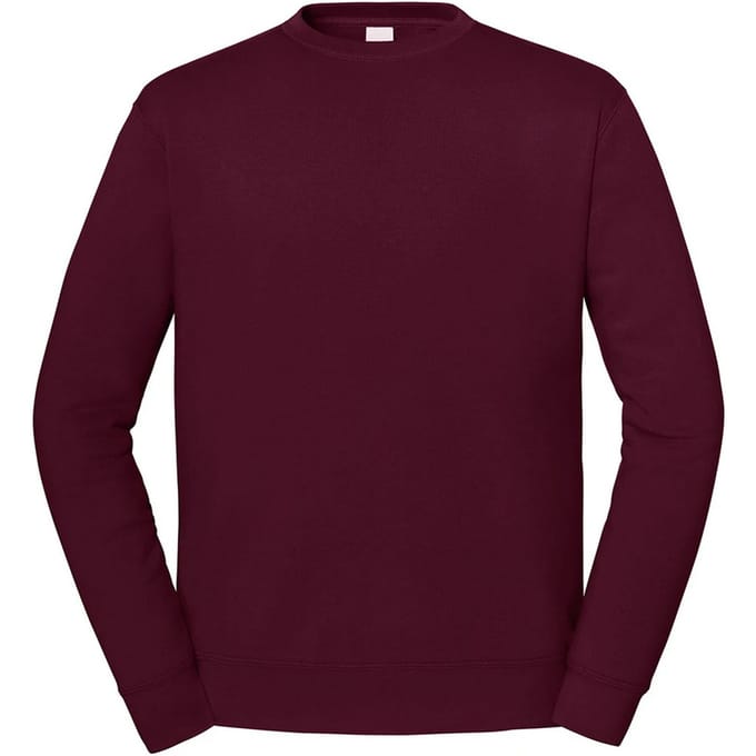 Fruit of the Loom Mannen Iconic Premium Ingestoken Sweater (Bordeaux)