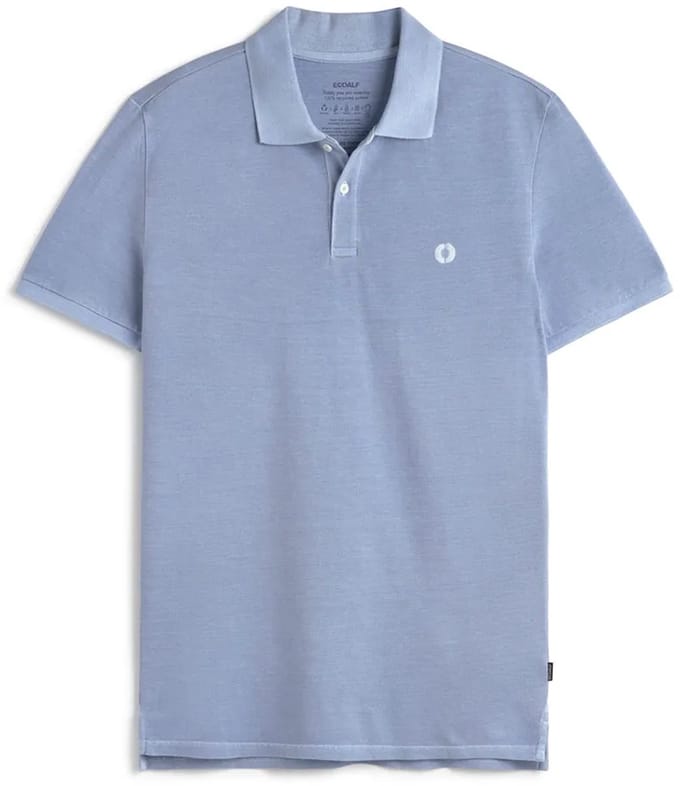 Ecoalf Tedan Korte Mouw Poloshirt Blauw M Man