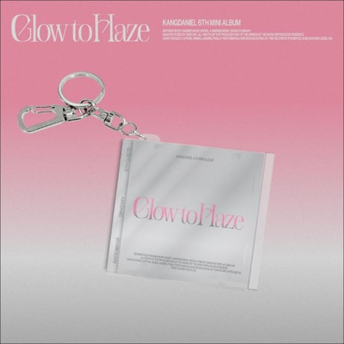 KANG DANIEL - Glow to Haze (PVC Pouch Ver.) Album only gray