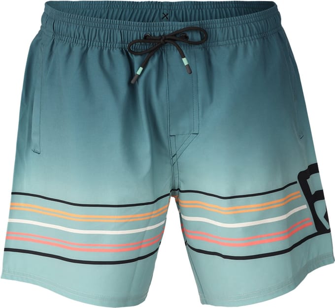 Brunotti - Bru-conic-Stripe- Zwembroek Bottle Green - Heren - 4-way stretch - S