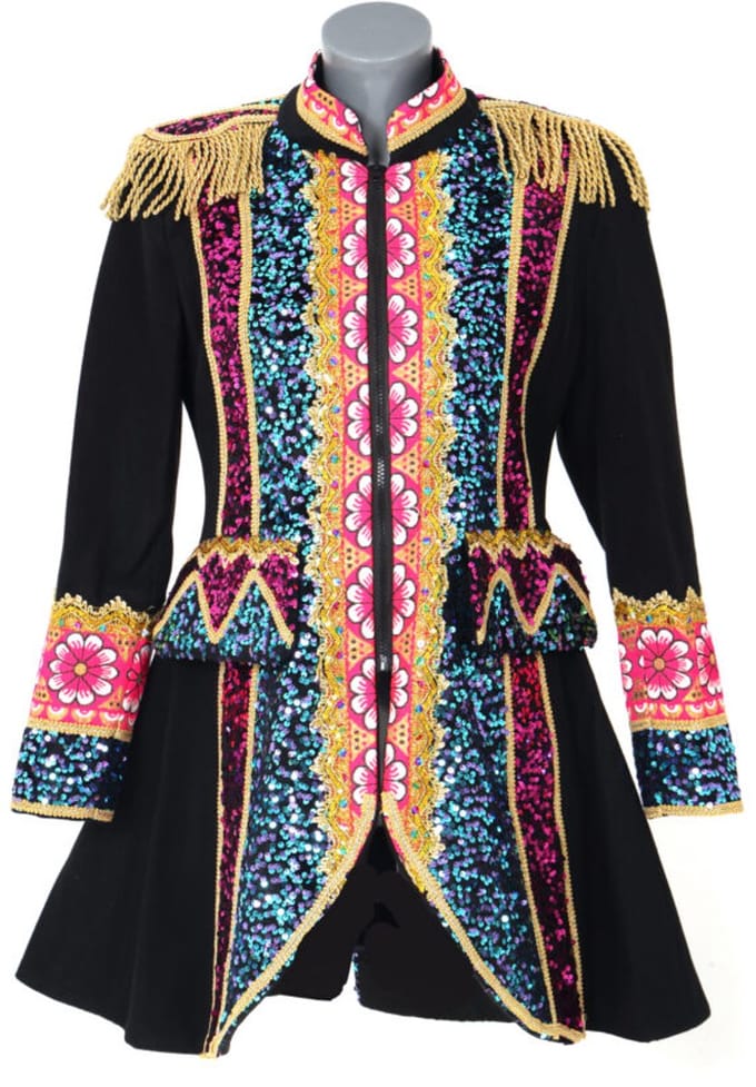 Carnavalsjas Dames - Colourfull Lady Flower - Maat S