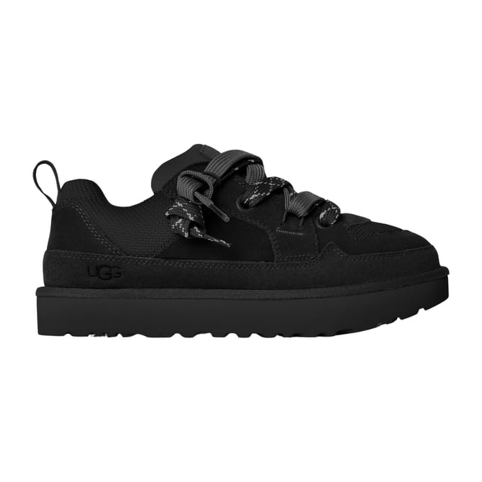 UGG® Lo Lowmel sneaker in Black, Maat 37, Suede/Textiel